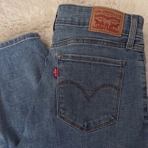 Levi's 711 Blue Denim Jeans